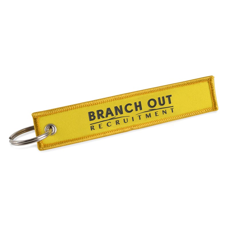 Promotional Embroidered Keyring