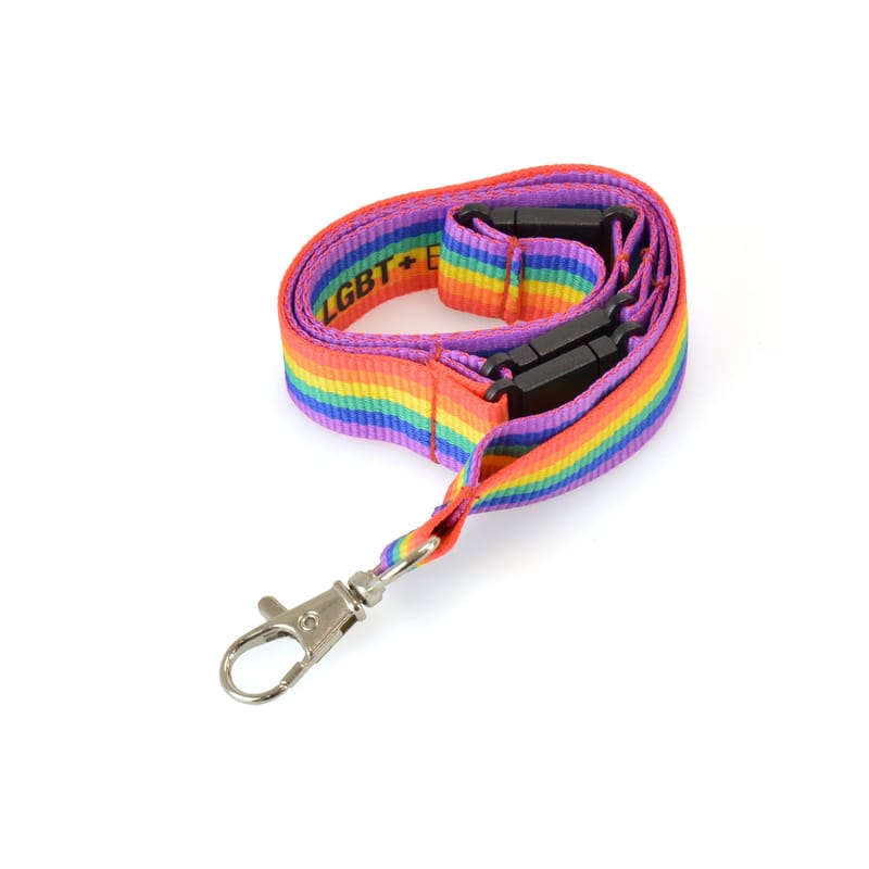 Custom Branded Rainbow Lanyard