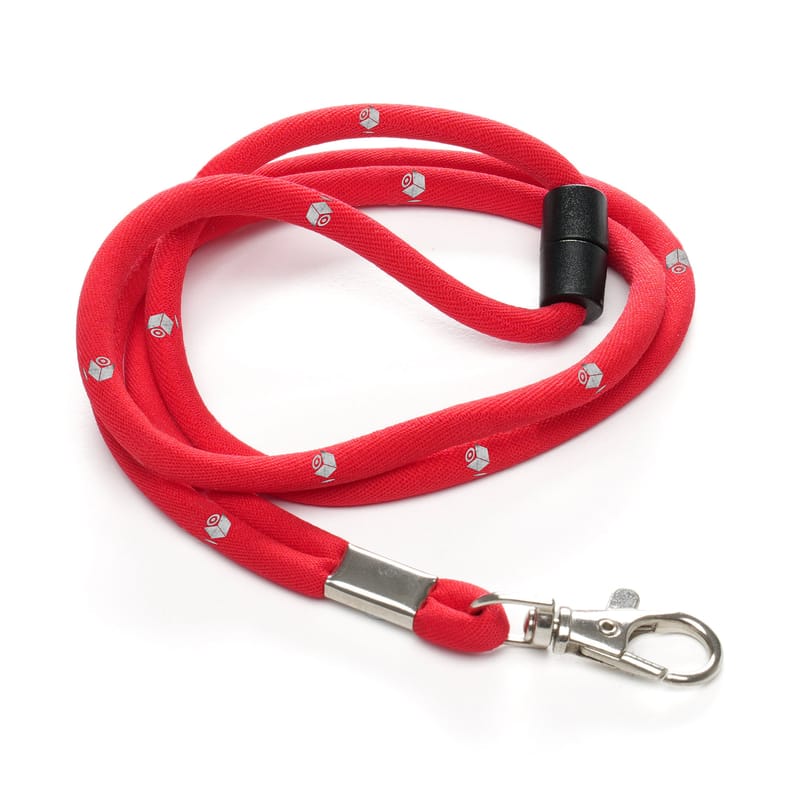 Custom Branded Woven Cord Lanyard