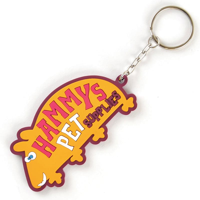 Promotional Large Pvc Keyring