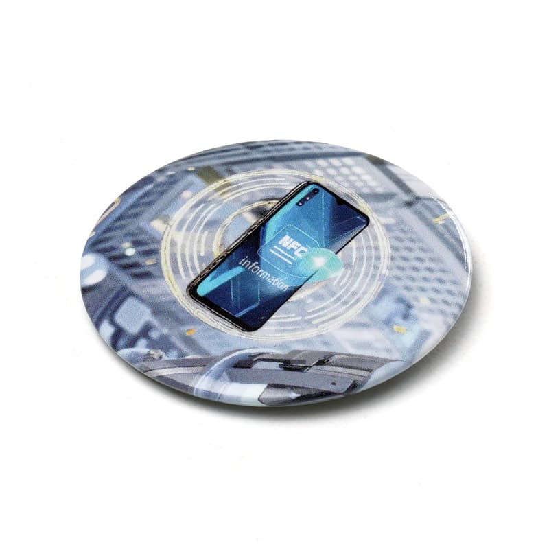 Promotional NFC Metal Button Badge