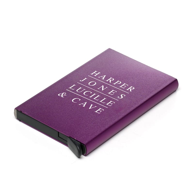 Promotional RFID Aluminium Card Holder
