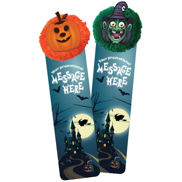 Mophead Halloween Bookmarks