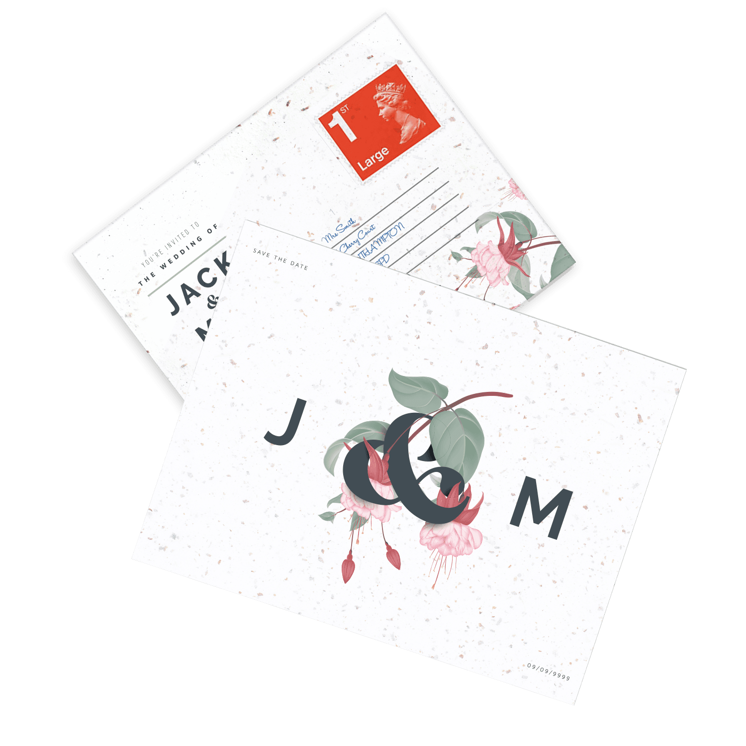 Seeded Paper Postcards A5 (2PP)