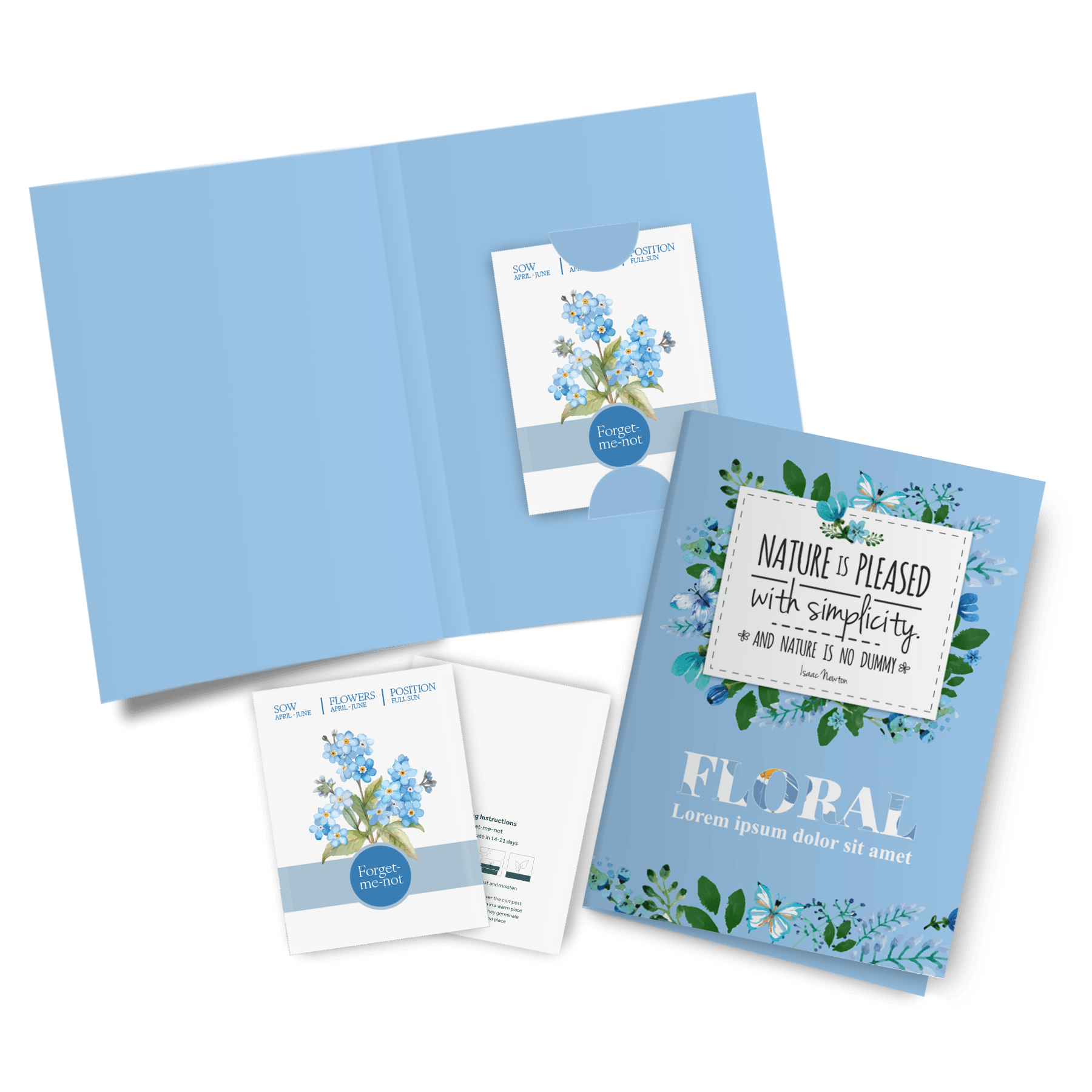 Seed Packet Booklet