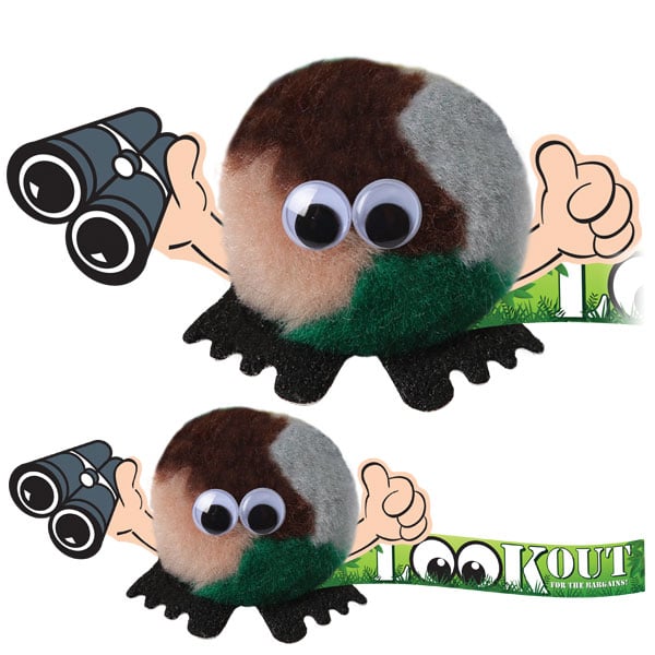Camouflage Hat & Binoculars - (D)