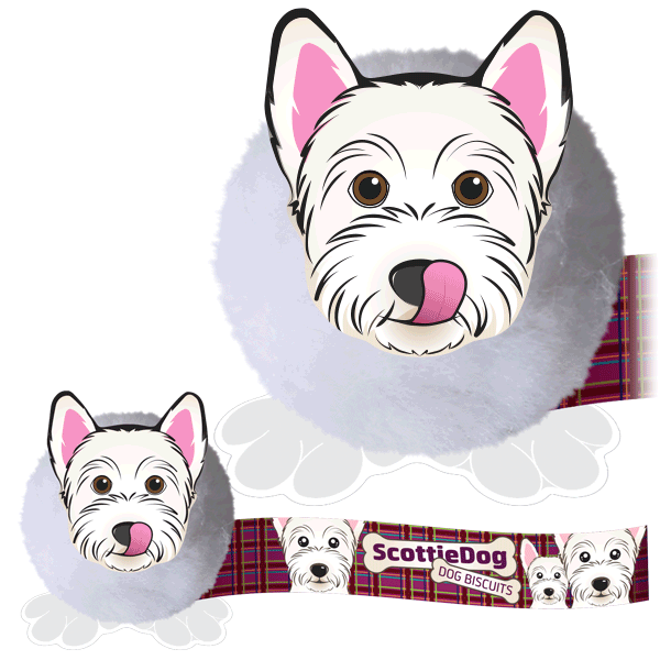 Promo-Pals Animated Scottie Dog (Westie)