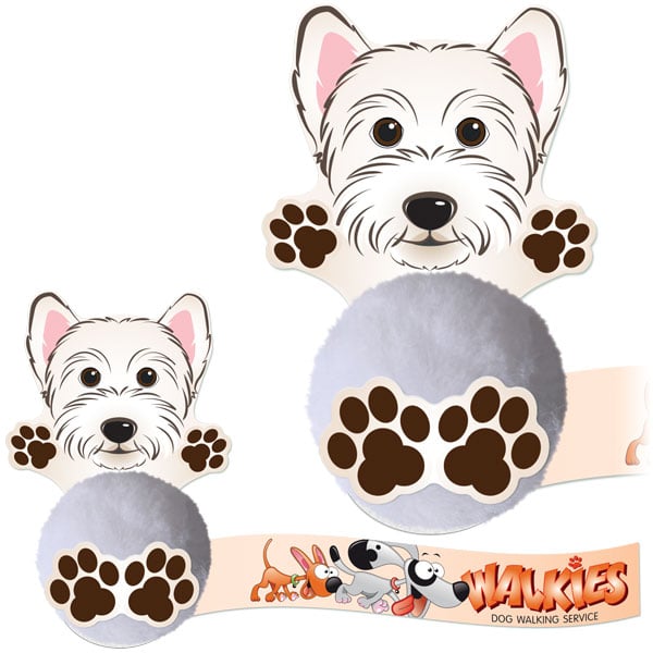 Promo-Pals Scottie Dog (Westie) - (B)