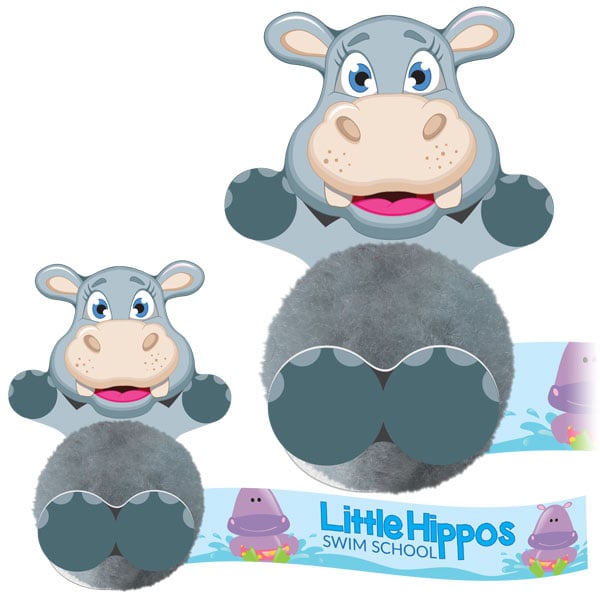 Promo-Pals Hippo - (B)