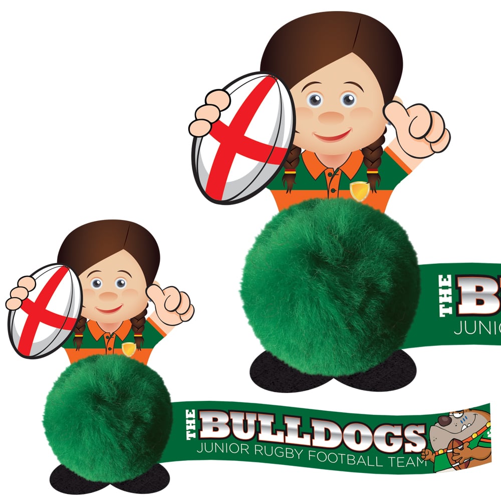 Promo-Pals Rugby Player - (B)