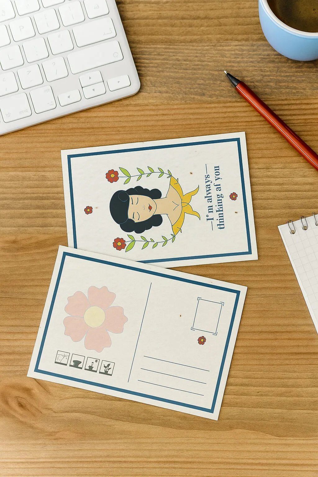 A7 Seeded Paper Postcards (2PP)
